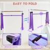 Seliyoo Foldable Gymnastics Bar for Kids, Adjustable Height from 35" to 59", 350 LBS Capacity, Home Gym Equipment for Kids Ages 3-18, Anti -Slip Rubber Feet,Unique Stable Structure view 3