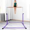 Seliyoo Foldable Gymnastics Bar for Kids, Adjustable Height from 35" to 59", 350 LBS Capacity, Home Gym Equipment for Kids Ages 3-18, Anti -Slip Rubber Feet,Unique Stable Structure view 4
