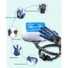 ZZBB Rehabilitation Stroke Hand Mirroring Rehabilitation Robot Gloves Finger Trainer Physiotherapy Stroke Hemiplegia Hand Grip Training Exercise Equipment,Right,S view 4