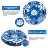 LJFLI 47 Inch Inflatable Ski Lap Winter Ski Circle Skiing Board PVC Winter Inflatable Ski Circle with Handle Durable Children Adult view 3