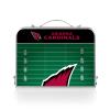 Picnic TIME Arizona Cardinals Mini Portable Table, Charcoal Wood Grain view 3