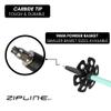 Zipline Blurr 16.0 Graphite Composite Downhill Ski Poles - Lightweight, Freeride All-Mountain, Vibration Dampening (Aqua, 50" in./127 cm) view 4