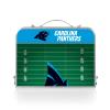 Picnic TIME NFL Carolina Panthers Concert Mini Portable Table - Small Folding Table - Mini Picnic Table, (Charcoal Wood Grain) view 3