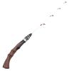 62cm Ice Fishing Rod Winter Fishing Pole Fishing Rod Spinning Outdoor Handle Bent Soft Tips carp Fishing Rod ZYHYD (Color : Brown Handle) view 1
