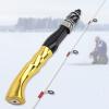 62cm Ice Fishing Rod Winter Fishing Pole Fishing Rod Spinning Outdoor Handle Bent Soft Tips carp Fishing Rod ZYHYD (Color : Brown Handle) view 3