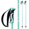 Zipline Blurr 16.0 Graphite Composite Downhill Ski Poles - Lightweight, Freeride All-Mountain, Vibration Dampening (Aqua, 38" in./96 cm) view 1