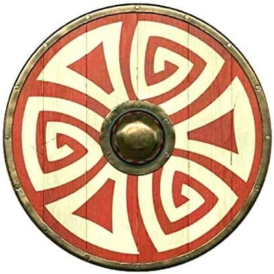 ARTIZANSTORE Armor Shield Viking Fully Functional Shield for Battle & Decor