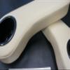 Steeleng EZGO/Club Car/Yamaha Golf Cart Rear Seat Arm Rest Cushion Cupholder (Buff) view 2