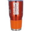 Logo Brands 608-S30T-1: Cleveland Browns Gameday 30 Oz Stainless Tumbler view 3