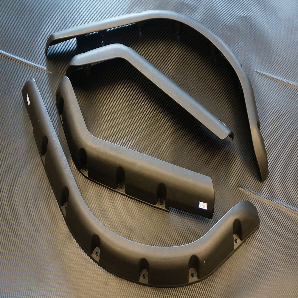 Golf Cart Standard Fender Flares Front and Rear for EZGO TXT Model(Set of 4pcs)