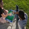 Picnic TIME Indianapolis Colts Mini Portable Table, One Size, Charcoal Wood Grain view 2