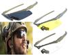 GALAXYLENSE Ballistic Z87 Tactical Military Shooting High Impact Resistance Sunglasses With 3 Replacement Lens And Prescription Glasses Holder Khaki Color view 2