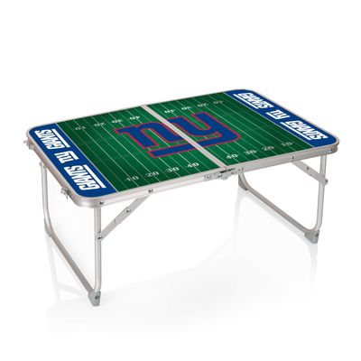 PICNIC TIME New York Giants Mini Portable Table, Charcoal Wood Grain