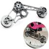 1-3 Speed Chain Tensioner for BROMPTON Derailleur Rear Pulley Speed Hub SILVER view 2