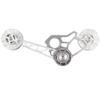1-3 Speed Chain Tensioner for BROMPTON Derailleur Rear Pulley Speed Hub SILVER view 4