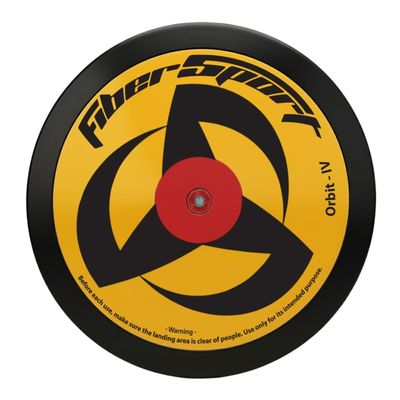 FiberSport 1Kg Discus. Orbit-IV (Four) Competition Discus 1kg. Girls HS, Womens, College, Jr High, Masters. High Spin Discus 84% Galvanized Black Rim Weight.180FT-249Ft-76M. Meets NCAA & NFHS Specs
