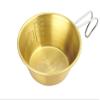 Captain Stag UH-66 Sierra Cup, Brass, 11.8 fl oz (320 ml), Made in Japan, Made in Tsubamesanjo, Gold view 1