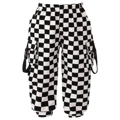 easyforever Girls Jogger Cargo Pants Sports Casual Harem Pants Trousers Sweatpants for Workout Street Hip Hop Dance Type B Black 15-16 Years