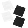 Beaupretty 4pcs Sweat-Absorbent Wristbands for Sports Ergonomic Wrist Support Sleeves for Men and Women for Basketball Football and Fitness Activities Blend Material view 2