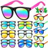 Kids Sunglasses Bulk, Neon Sunglasses Party Favors with UV400 Protection for Kids, Boys and Girls, Party Favor, Birthday Graduation Party Supplies, Beach, Pool Party Favors view 1