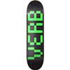 Verb Invader Skateboard Deck -7.75 Black/Green - Assembled AS Complete Skateboards view 1