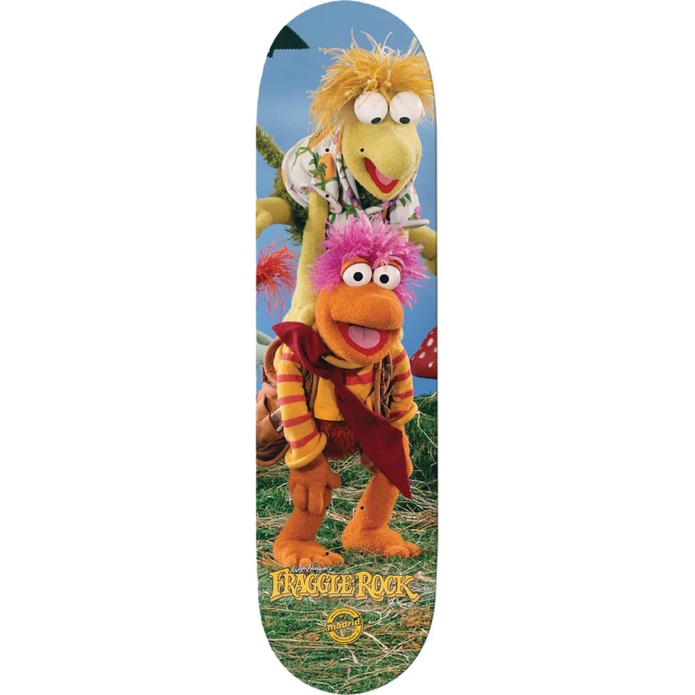Madrid x Fraggle Rock Leap Frog Skateboard Deck -8.25 - Assembled AS Complete Skateboards
