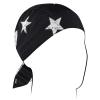 Zanheadgear Flydanna Polyester Micromesh Black & White Flag view 1