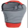 ALPS Mountaineering Zenith +30 Mummy Sleeping Bag, Regular - Gray/Red, New view 2