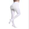 Zioccie 80 Denier Microfibre Tights for Women Soft Semi Opaque Solid Color High Waist Footed Pantyhose (White, Plus Size) view 3