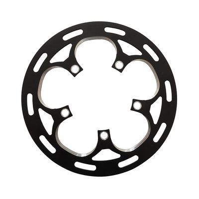 MYEEI 110 BCD Road Bicycle Chain Cover 110 BCD 44T 46T 48T 50T 52T 53T Protect Support Folding Bike Chainring Guard (Color : 48T)