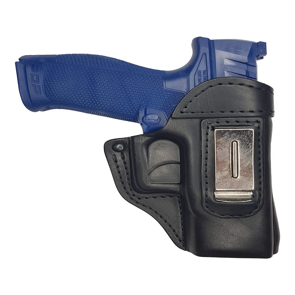 VlaMiTex IWB 3 Leather Holster fits Walther PDP 4 inch Barrel Black