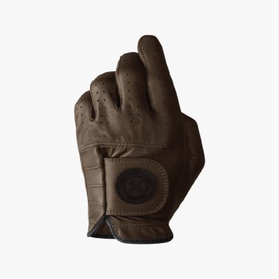 ASHER Men's Premium Mahogany Golf Glove - XXLl (goes on Left Hand)