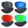 Mryok 4 Pair Polarized Replacement Lenses for Electric Charge Sunglass - Stealth Black/Fire Red/Ice Blue/Emerald Green view 1