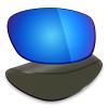 Mryok 4 Pair Polarized Replacement Lenses for Electric Charge Sunglass - Stealth Black/Fire Red/Ice Blue/Emerald Green view 3