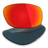 Mryok 4 Pair Polarized Replacement Lenses for Electric Charge Sunglass - Stealth Black/Fire Red/Ice Blue/Emerald Green view 4
