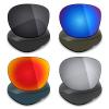 Mryok 4 Pair Polarized Replacement Lenses for Oakley Pampered Sunglass - Stealth Black/Fire Red/Ice Blue/Silver Titanium view 1