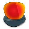 Mryok 4 Pair Polarized Replacement Lenses for Oakley Pampered Sunglass - Stealth Black/Fire Red/Ice Blue/Silver Titanium view 4
