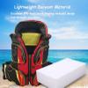 7HAHA3 Portable Fishing Vests Outdoor Activities Fishing Jacket Multi Pockets Adjustable Swimming Surfing Jacket Unisex,Red,2XL(175cm75kg) view 2