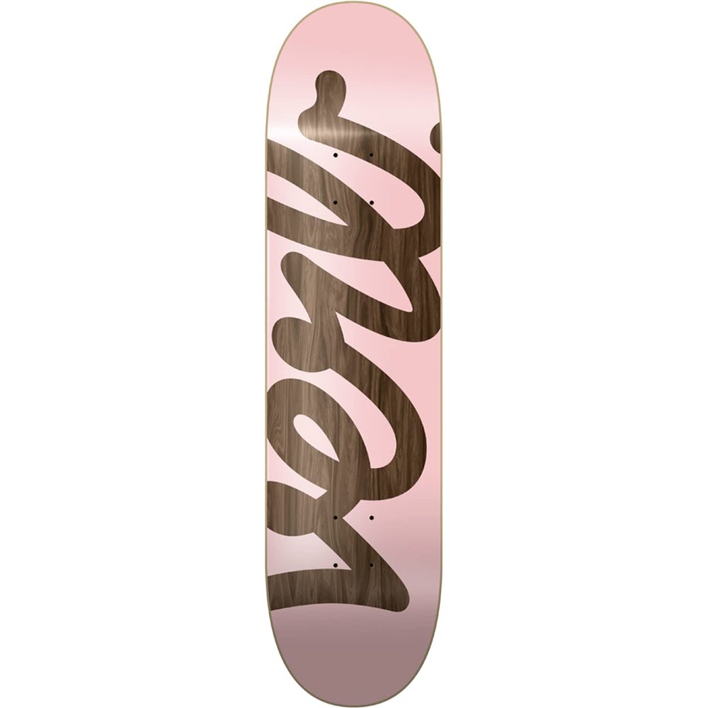 Verb XL Script Skateboard Deck -7.75 Pink - Assembled AS Complete Skateboards