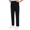 Alfred Dunner Womens Petite Super Stretch Mid- Rise Short Length Pant Black Size 8P view 3