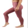 90 Degree By Reflex Performance Activewear - Printed Yoga Leggings - Snake Rouge Blush Elastic Free - Medium view 3