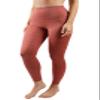 90 Degree By Reflex Performance Activewear - Printed Yoga Leggings - Leopard Terracotta Elastic Free - Small view 1