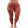 90 Degree By Reflex Performance Activewear - Printed Yoga Leggings - Leopard Terracotta Elastic Free - Small view 2