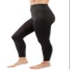 90 Degree By Reflex Performance Activewear - Printed Yoga Leggings - Snake Black Elastic Free - XS view 3
