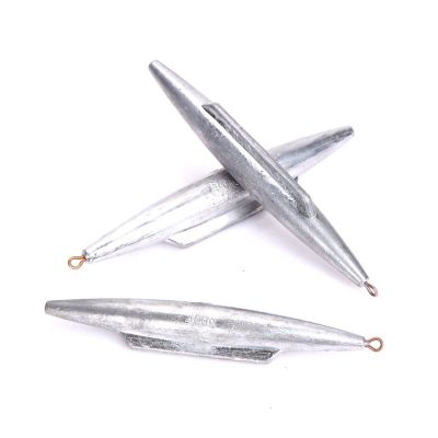 LINFFSTR Heavy Lead Fishing Sinkers with Fin Weight Mark Hanging Ring Drop Shot Sinker Sea Fishing Weights Fish Casting Tool 100g-2000g (Size : 100g-10Pcs)