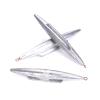 LINFFSTR Heavy Lead Fishing Sinkers with Fin Weight Mark Hanging Ring Drop Shot Sinker Sea Fishing Weights Fish Casting Tool 100g-2000g (Size : 100g-10Pcs) view 1