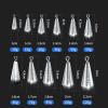 LINFFSTR 10Pcs Raindrop Shape Lead Fishing Weights Fishing Sinker Weights with Scale 10g 20g 30g 40g 50g 60g 70g 80g 100g 120g Trolling Sinkers Fish Casting Tool (Size : 120g) view 2