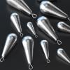 LINFFSTR 10Pcs Raindrop Shape Lead Fishing Weights Fishing Sinker Weights with Scale 10g 20g 30g 40g 50g 60g 70g 80g 100g 120g Trolling Sinkers Fish Casting Tool (Size : 120g) view 3