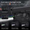 Votatu H1L-GB Laser Light Combo, 3 in 1 Strobe Green Blue Laser Sight with 750 Lumen Strobe Weapon Light for Pistol, Laser Beams for Handgun Picatinny Mount, Magnetic Rechargeable view 2