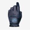 ASHER Men's Premium Navy Sueded Golf Glove - Small (goes on Left Hand) view 1